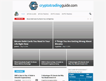 Tablet Screenshot of cryptotradingguide.com